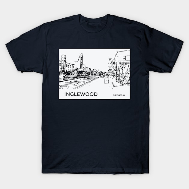 Inglewood California T-Shirt by Lakeric